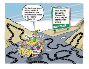 Read more about the article Alaska’s governor must lead a nationwide conference of governors on the subject of selling state, municipal and port authority, infrastructure, productive capacity and education stocks and bonds directly to the United States Federal Reserve