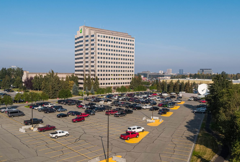 BP is leaving Alaska. So what’s going to happen to its big office building in Midtown Anchorage?