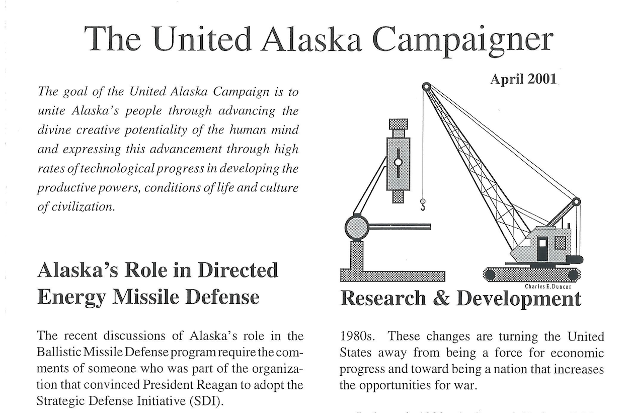 The United Alaska Campaigner April 2001