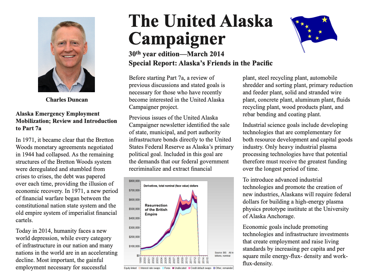 Alaska Emergency Employment Mobilization; Part 7a